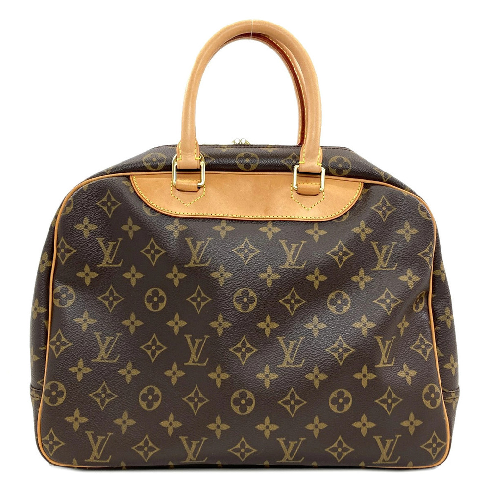 Louis Vuitton Deauville Handbag Canvas Monogram Brown